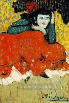 Bailarina española 1901 cubismo Pablo Picasso Pinturas al óleo